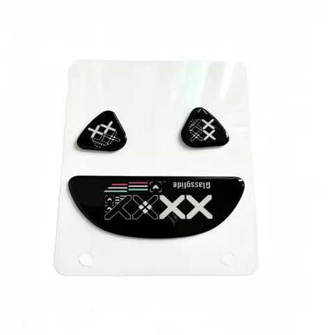 1pc Glass Mouse foot Compatible with ROG Harpe Ace X AimLab Mouse customized round curved edge mouse