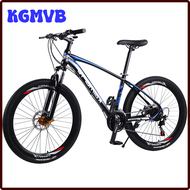 KGMVB จักรยานเสือภูเขา 24 นิ้วผู้ใหญ่นักเรียนกลางแจ้งออฟโรดแคมป์ปิ้งอุปกรณ์ขี่อลูมิเนียมจักรยานดูดซับแรงกระแทก BDSHE