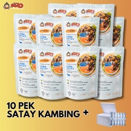 COMBO 10 Ready To Eat Frozen Lamb Satay