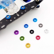 4WD Car Accessories Colorful Screws Crystal Washers 6-Pack TAMIYA Series