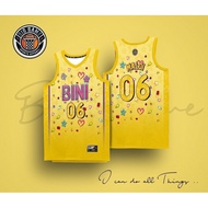 2024 NEW BINI Pink Breathable Jersey Full SublimationBINI Basketball JERSEY