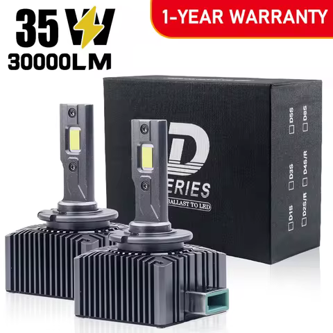 D SERIES D1S LED Car Headlights HID Bulbs D2S D3S D4S D5S D8S Turbo Lights 30000LM 6000K Auto Lamp C
