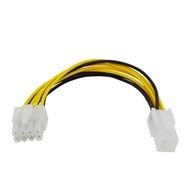 4 Pin Male to 8 Pin CPU Power Supply Adapter Converter ATX Cable
