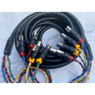 Sommer 8-conductor speaker wire cable 2.5mm type flexible copper core 10-15-20m long