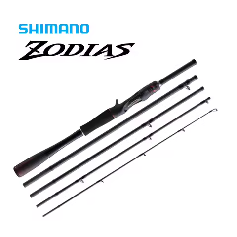 SHIMANO Original ZODIAS PACK TRAVEL Fishing Rod 4/5 SECTIONS L/ML/M/MH Action Carbon Fiber Bass Fish
