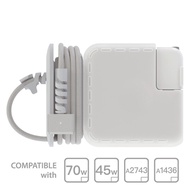 Case Adapter MacBook 29W 30W 45W 70W 60 61 67W 85W 87W 96W Charger Cable Protection Can Roll The