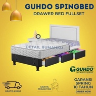 NEW Guhdo fullset Kasur Drawer Bed/laci New Prima HB Prospine uk