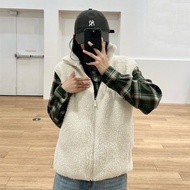 Uniqlo Ujia 2023 mùa thu và mùa đông mới Áo vest thụng của phụ nữ giả cừu nhung lông cừu địa cực ves