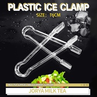 Ice Cube Clips Transparent Plastic Tongs Plastic Buffet Serving Tongs