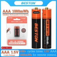ถ่านชาร์จ BESTON AA 1.5V 3500mWh Micro USB Li-ion Battery ถ่านชาร์จ 2 ก้อน คุณภาพสูง ราคาถูก ถ่านชาร์จ BESTON AA 1.5V 3500mWh Micro USB - AA 1.5V Rechargeable Li-ion Battery (Micro USB) - Model : 2AM-92 - Built-in Battery 3.7/22mAh/Rechargeable Li-ion Bat