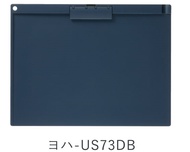 KOKUYO薄型靜音板夾/ A4/ 橫向/ 深藍