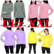 JM ~ Training Shirt Women's Material Women's Long Sleeve Pattern Size XXL