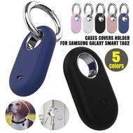 **包郵** [白色][適用於三星Galaxy SmartTag2] 定位防丟器鑰匙圈保護套 矽膠保護套 [平行進口] PC5997