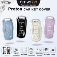 2023 NEW Premium TPU Car Key Cover Proton X50 X70 Sarung Kunci Accesories Aksesori Keychain Leather Strap Remote Cover