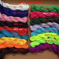 1 roll 12 meters 1.5mm Nylon Cord Macrame Rattail Braided Knot Beading String For Jewelry DIY Findings Accessories