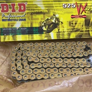 DID 525VX3-112ZB Gold Black Chain