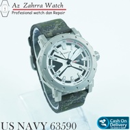 Jam Tangan Pria Cowok Army Tentara Us Navy 63590 Kanvas Original