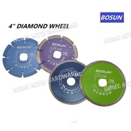 BOSUN 4" DIAMOND WHEEL / CUTTING DISC F1GP F3GP F2AB F1CE F3 F3CE F5CE MATA POTONG 磨机锯片