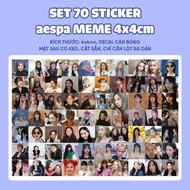 SET OF 70 MEME STICKERS spa • MEME stickers 🍃spa 4x4cm pre-cut