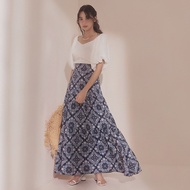 IN SHOP Diamond Totem Umbrella Hem Long Skirt-Total 3 Colors [KT21646]