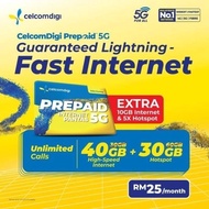 👍🏻👍🏻( FREE 1st month SimKad  ) Digi Prepaid Unlimited DATA & CALL Tanpa Had Internet | Highspeed Int
