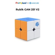 GAN251 V2 2x2 - Mini Speedcube for Kids & Beginners