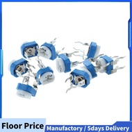10X 6mm 10k ohm Horizontal Pot Variable Cermet Potentiometer Trimmer Resistor UK