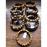 gelang batu kristal .bracelet batu tiger eyes