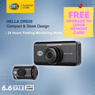 HELLA DR 820 Dash Camera | German 2CH Front/Back Camera FHD 1080P | Include Installation 32GB SD card 18-month Warranty
