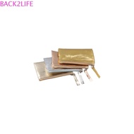 BACK2LIFE Zipper Coin Purse, Wallet Korean Style Bright PU Coin Purse, Casual Earphone Pouch Coin Pu