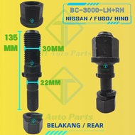 Hub Bolt With Nut / Hab Bolt (22mm x 135mm) (Rear / Belakang) Treler Skru Tayar NISSAN/FUSO [BC-3000