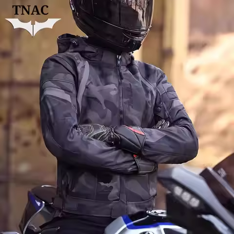 TNAC BAT Motorcycle Jackets Men Urban Cycling Jersey Waterproof Rating 50,000mm 4 CE Protective for 