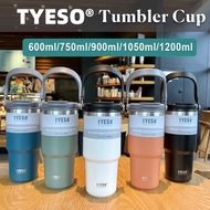【SG STOCK】Tyeso Cup Thermal Tumbler Flask Water Bottle Car Cup Vacuum Insulated Bottle Stainless Steel Coffee Cup - 600ml / 750ml / 900ml / 1050ml / 1200ml