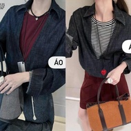 Korean Style 2-Layer Imitation Jean Shirt QCCC HB21245