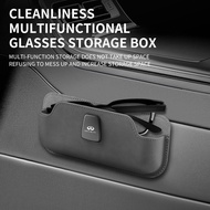 infiniti q30 qx50 g35 q60 q50 FX35 car suede glasses box Mobile phone storage Adhesive installation 