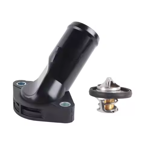 L08A-New Thermostat& Housing For Jeep Wrangler JK 2007-2011 3.8L Engine Part Numbers 04666149AA 4666