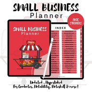 Small Business Planner Hyperlinked, Digital Planner, Planner, Undated Planner, Goodnotes Planner, Da