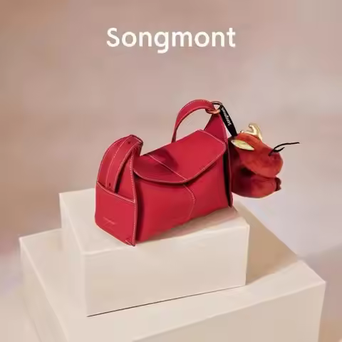 Songmont Mini Eaves Bag Genuine Leather 2025 New Retro Vintage Structured Shape For Women Daily Comm