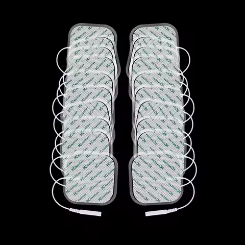 2.0mm Plug Electrode Pads Reusable Tens Acupuncture Self Adhesive Gel Electrode Patches Replacement 