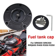 For QJMOTOR SRK600 SRK350 RRQ600 R400 R350 R250 CNC Aluminum Keyless Gas Tank Cap Cover Motorcycle A