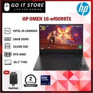 HP OMEN 16-wf0099TX 16.1" FHD 165Hz ( i9-13900HX, 16GB, 512GB SSD, RTX4060 8GB, W11 ) Gaming Laptop