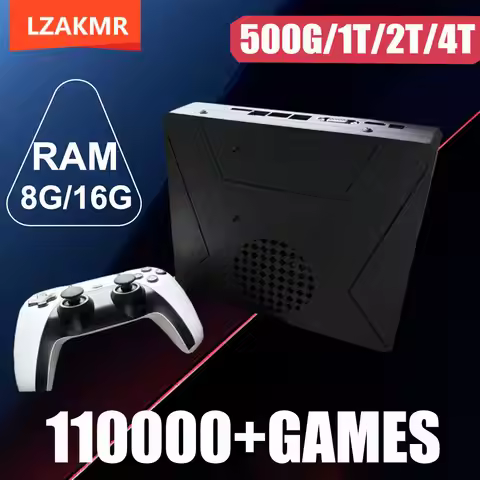 LZAKMR Experience Ultimate Gaming S1 Game Box Windows11 500G/1T/2T/4T Rom System for Switch/PS2/PS3/