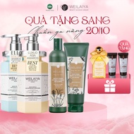 Combo dầu gội đầu dầu xả tóc Weilaiya chiết xuất nấm Truffle và dầu gội đầu dầu xả tóc thảo dược gừn