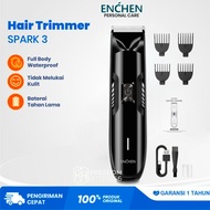Hair Trimmer Body Enchen SPARK 3 Electric ORIGINAL Hair Groomer IPX7 WaterProof Bikini Trimmer LED