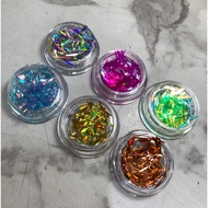 6-color glitter, 1 ab color available for retail sale