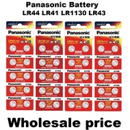 Wholesale BEST PRICE FREE SHIP Panasonic Battery LR44 SR44SW A76 AG13 LR41 SR41SW AG3 LR1130 LR54 AG