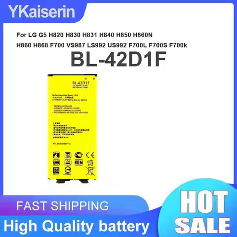 Battery BL-42D1F 5000Mah For LG G5 H820 H830 H831 H840 H850 H860N H860 H868 F700 VS987 LS992 US992 F
