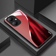 Tempered glass phone case suitable for vivo Y35 Plus/Y27 4G Ultra-thin hard cover with High-end luxu