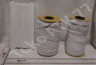 Karet Celana Kolor Putih 1m 1 meter ukuran tipis kecil 75mm READY STOCK