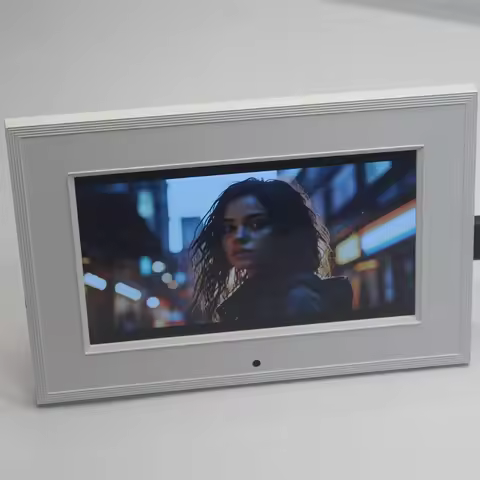 7Inch 1024*600 Digital Photo Picture Frame Alarm Clock Player Album Remote Control 7Inch Photo Frame